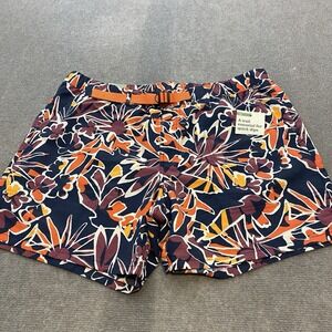 REI COOP Belted Nylon Blend Floral Outdoor Hiking Trail Shorts Mens Large NWT